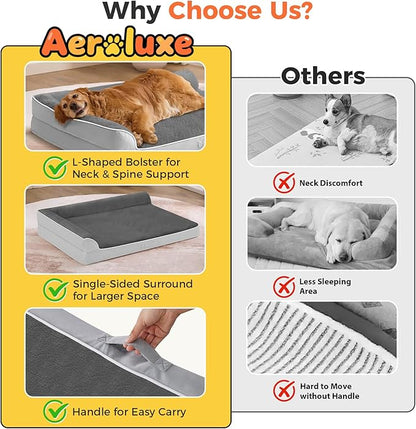 Dog Bed Large Sized Dogs, Orthopedic Dog Bed - Image 3