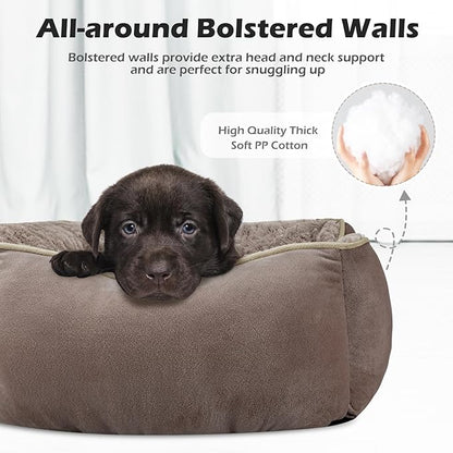 INVENHO Medium Dog Bed Rectangle Washable Orthopedic Soft Calming Sleeping - Image 2
