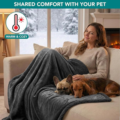 PetAmi Waterproof Dog Blanket for Queen Bed Large XL Dog Throw for Couch Cover - Image 4