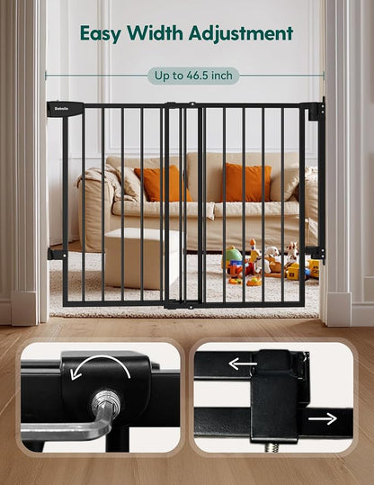 Babelio 29.7-46.5" No Bottom Bar Baby/Dog Gate - Image 5
