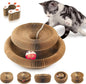 Collapsible Cats Cardboard Scratcher, Interactive Cat Toys by Home