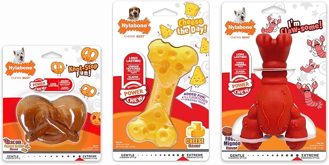 Nylabone Power Chew Toy Bundle, Cute Dog Toys - Image 13