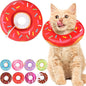 Cat Cone Collar Soft, Cute Cat Donut Collar After Surgery, Adjustable Kitten by Unknown
