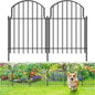 19Pcs Decorative Garden Fence, 20in/20.5ft Rustproof Metal Fences Animal by Tivray