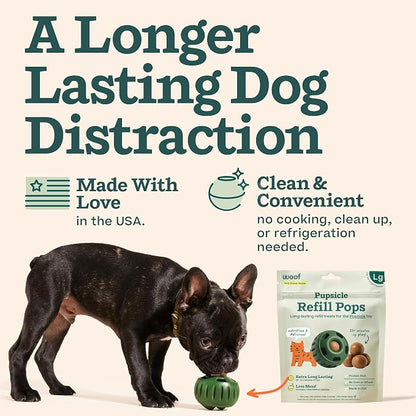 WOOF Pupsicle Chicken Refill Pops, Delicious Long Lasting Dog Treats, Wholesome - Image 2