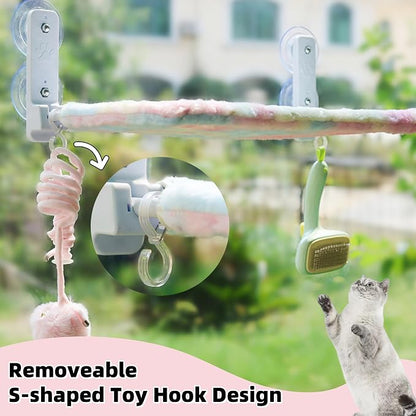 Foldable Cat Window Perch, Sturdy Cat Hammock - Image 3