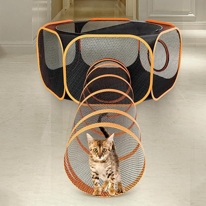 Cat Outdoor Enclosures Tunnel Playpen - Image 5