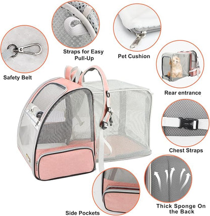 Texsens Innovative Traveler Bubble Backpack Pet Carriers - Image 4
