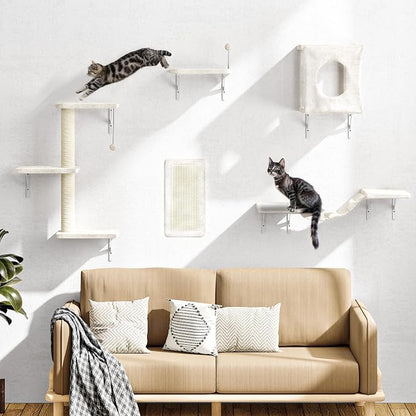 Wall Mounted Cat Furniture, Scratching Post, Indoor Safe & Stable Furniture - Image 2