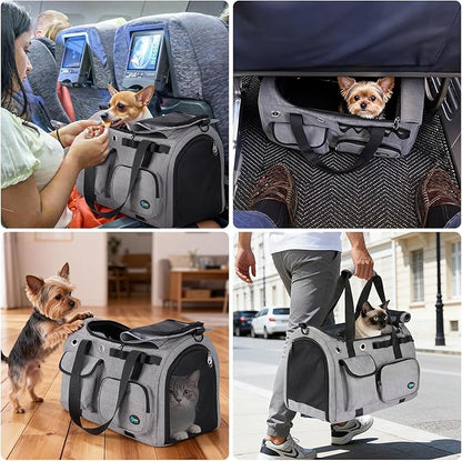 Ownpets TSA Airline Approved Large Pet Carrier, Soft Sided Cat Dog Carrier - Image 5