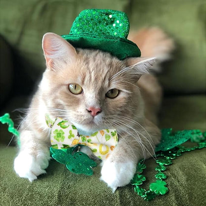 St. Patrick's Day Cat Bowtie - Image 5