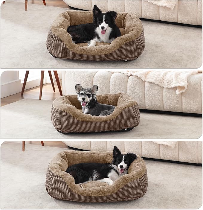 INVENHO Small Dog Bed Orthopedic Warming Soft Calming Sleeping Durable - Image 8