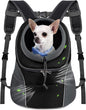 WOYYHO Pet Dog Carrier Backpack Small Dog Front Backpack Ventilated Dog Carrier by WOYYHO