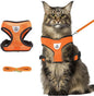 shudyear Summer cat Chest Harness and Leash, Anti-Escape Adjustable Soft mesh by Shudyear