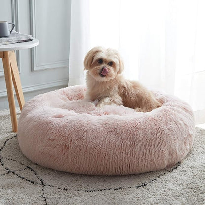 WESTERN HOME WH Calming Dog & Cat Bed, Anti-Anxiety Donut Cuddler Warming Cozy by WESTERNHOME