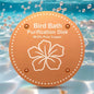 Bird Bath Purification Disk Pure Copper Outside Winter Solar Power Birdbath by OICEME