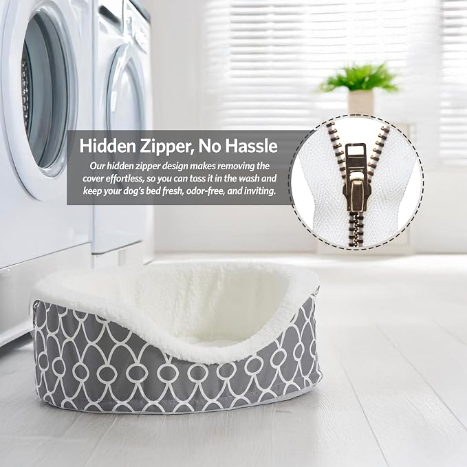 MidWest Homes for Pets Orthoperdic Egg-Crate Nesting Pet Bed w/Teflon Fabric - Image 4