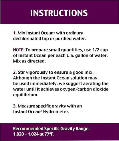 Instant Ocean Sea Salt 50 Gallons, - Image 6