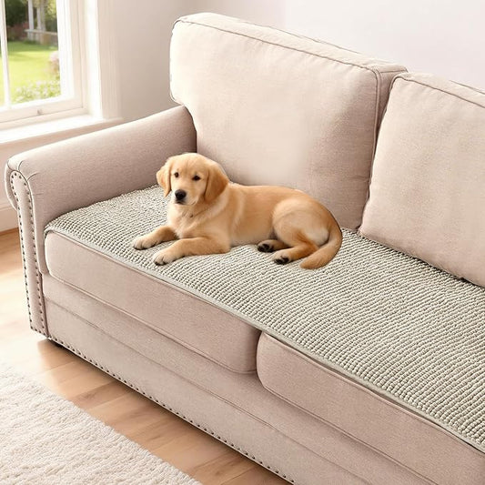H.VERSAILTEX Plush Chenille Couch Cover by HVERSAILTEX