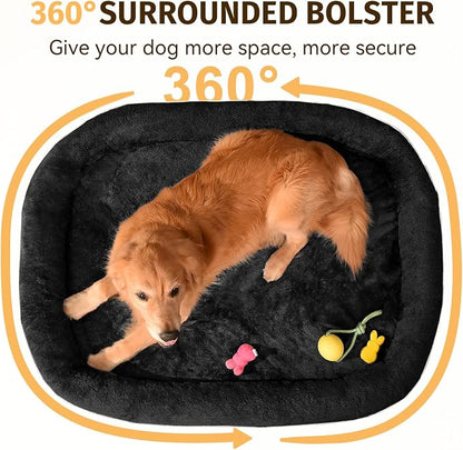 Orthopedic Washable Large Dog Bed: Memory Foam Waterproof Pet Bed - Image 4