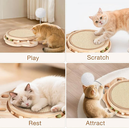 Cat Scratcher-Cat Interactive Toys, Ball Track Toy - Image 7