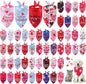 Chunful 50 Pcs Valentine's Day Dog Bandana Bulk by Chunful