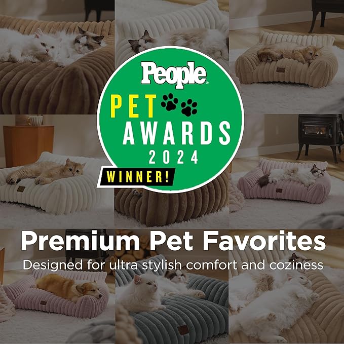 Bedsure ComfyFleece Cat Couch for Pets - Image 2