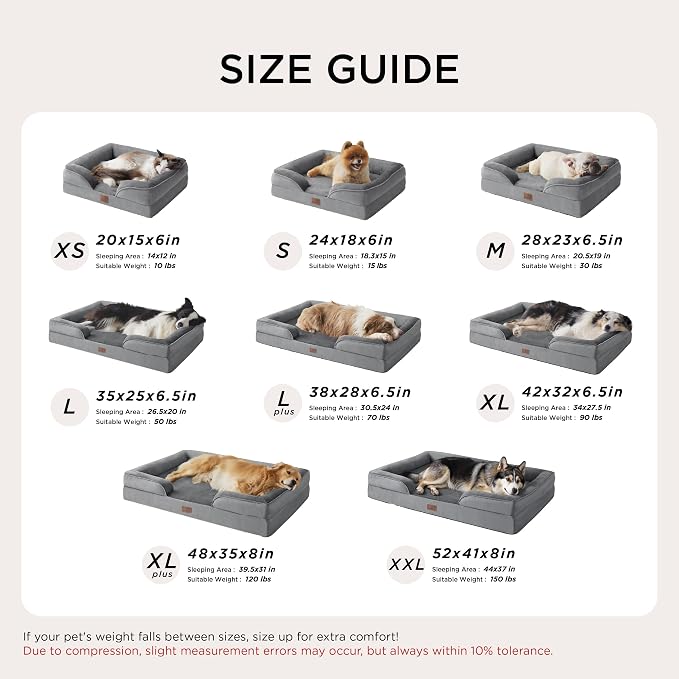 Bedsure L Plus Orthopedic Dog Bed - Image 7