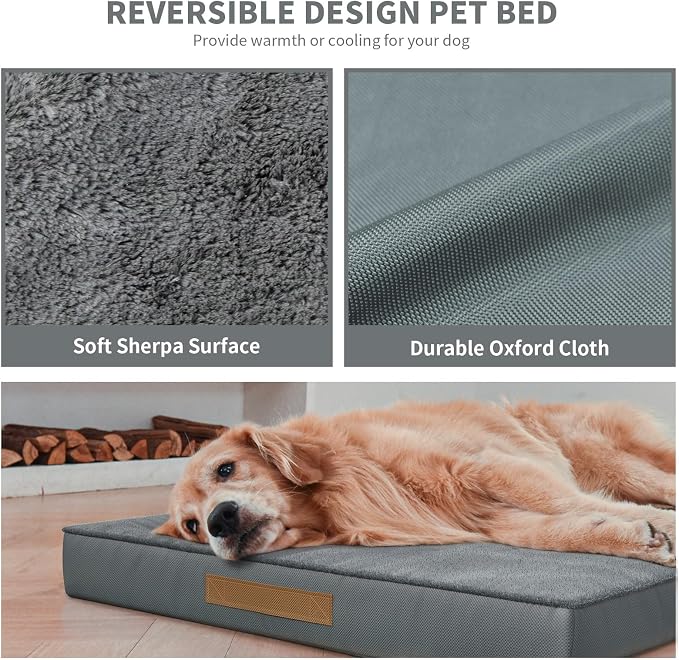 Flat Extra Large Dog Bed, Jumbo Waterproof Dog Bed - Image 5