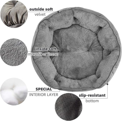 Asvin Medium Dog Bed for Medium Dogs, Cat Beds for Indoor Cats, Pet Bed for - Image 4