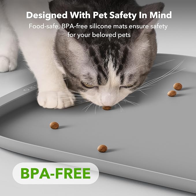 PETLIBRO Pet Mats for Dogs and Cats, Extra Large Dog Bowl Mat for Feeder or - Image 3