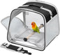 Suertree Small Bird Carrier, Large Window Travel Cage by Suertree