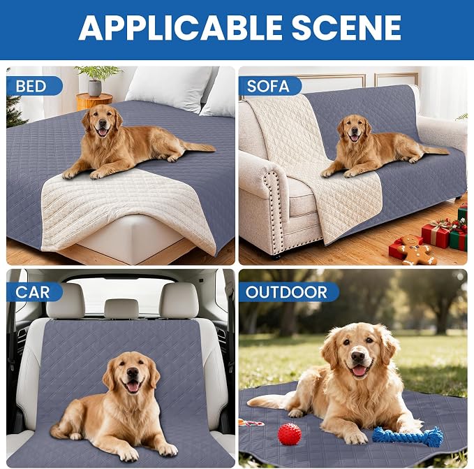 Waterproof Dog Bed Cover Pet Blanket, Soft Couch Cover - Image 5
