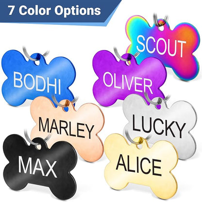 GoTags Stainless Steel Pet ID Tags, Personalized Dog Tags and Cat Tags - Image 5