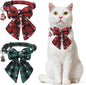 Christmas Cat Collar with Bells & Cute Pendant by DILLYBUD