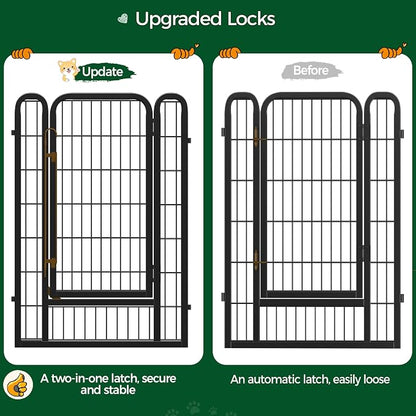 Yaheetech Dog Playpen, 40 inch 8 Panels Dog Pen - Image 8