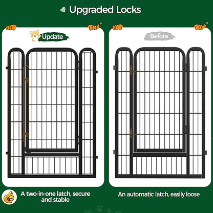 Yaheetech Dog Playpen Outdoor, 40 inch 24 Panels Dog Pen Indoor Heavy Duty - Image 8