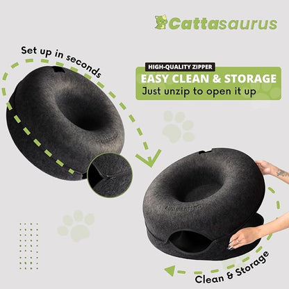 Cattasaurus Peekaboo Cat Cave Donut - Image 5
