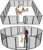 Dog Playpen, 40 inch 14 Panels Dog Pen Indoor Pet Dog Fence Outdoor by Jhsomdr