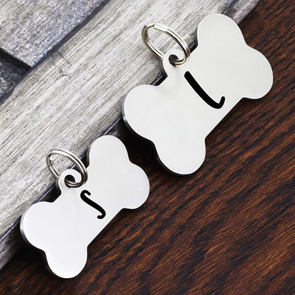 Ultra Joys Stainless Steel Pet ID Tag Dog Name Tags Personalized Front and Back - Image 3
