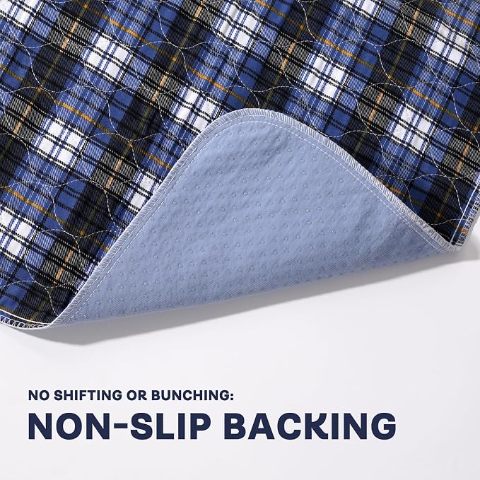 Non-Slip Bed Pads for Incontinence Washable 36" x 72", Waterproof Bed Pads - Image 3