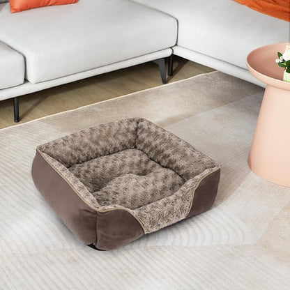 INVENHO Small Dog Bed Rectangle Washable Orthopedic Soft Calming Sleeping - Image 7