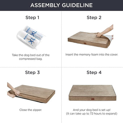 Bedsure Memory Foam Dog Crate Bed - Image 7