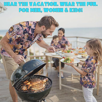 Custom Hawaiian Shirt with Face Photo Picture - Image 2