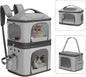 Detachable Double Pet Carrier Backpack by HOVONO