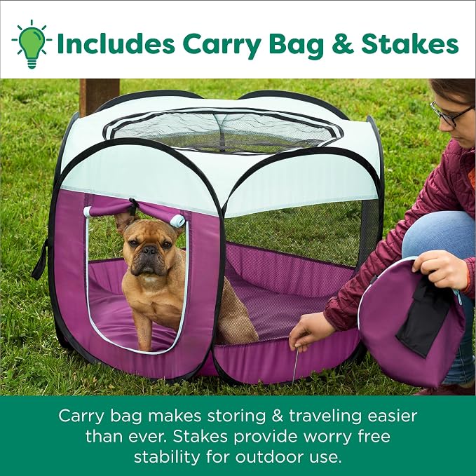 Furhaven Portable Dog Playpen, Cat Playpen, Pet Playground, Kennel Foldable - Image 5