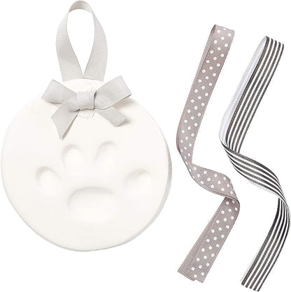 Pearhead Pet Paw Print Keepsake Ornament Kit, Memorial Clay Paw Impression by Pearhead