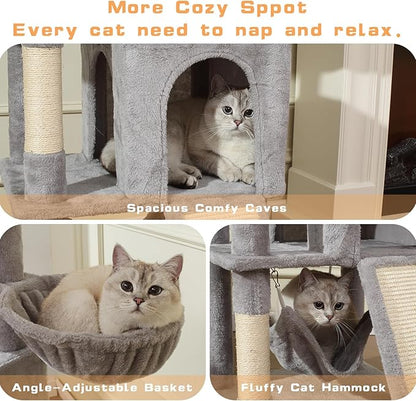 Cat Tree, 70-Inch Cat Tree Tower - Image 4