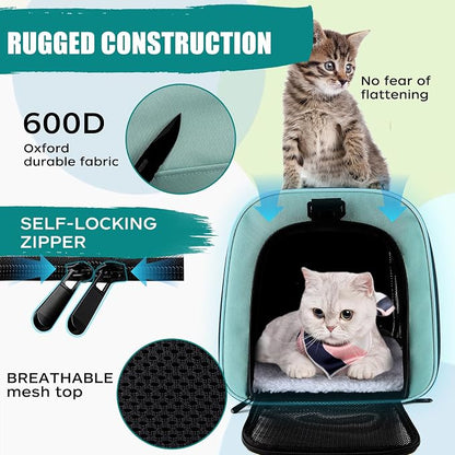 Cat, Dog Carrier for Small Medium Pet Carriers Up to15Lbs, Cats Carrier Soft- - Image 3