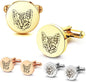Anavia Pet Portrait & Handwriting Cufflinks Tie Clip Gift Box Set, Personalized by Anavia